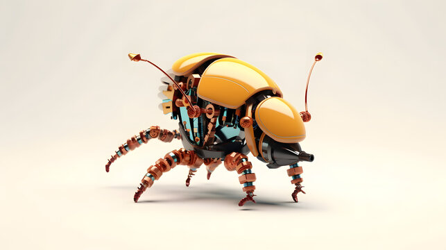 Cockroach Toy robot 3d cartoon