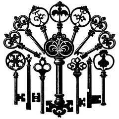 Victorian keys