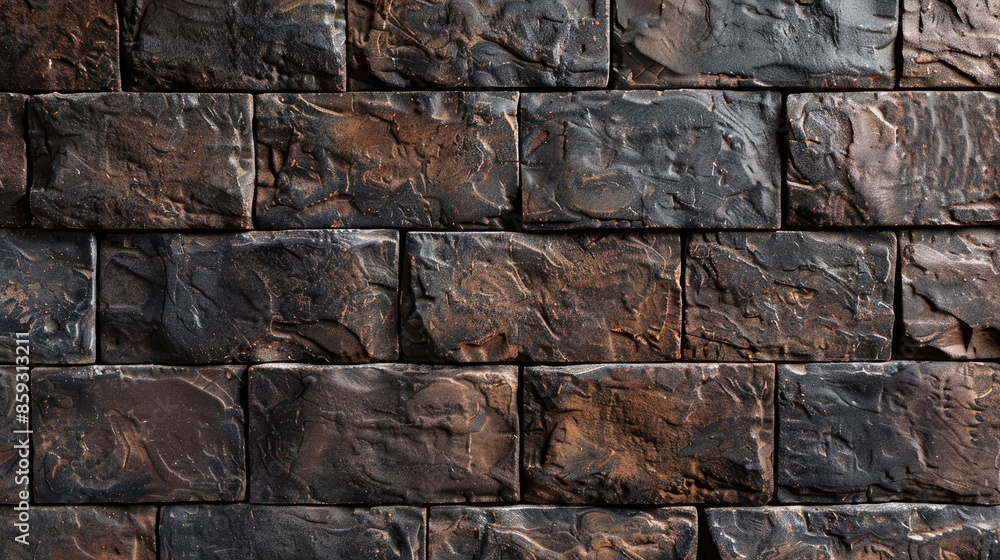 Poster close up view of brick texture abstract empty background