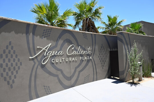 PALM SPRINGS, CALIFORNIA - 20 JUN 2024: The Agua Caliente Cultural Plaza features a tribal museum, a state-of-the-art spa and an outdoor Oasis Trail.