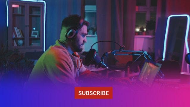 Subscribe Animation with Colorful Design