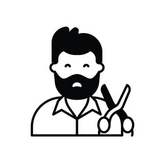 Barber vector icon