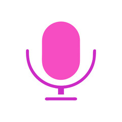 Beauty cloth icon solid color pink