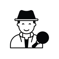 Detective vector icon