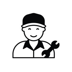 Mechanic vector icon