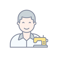 Tailor vector icon