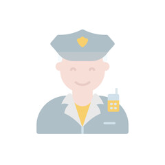 Police Men vector icon