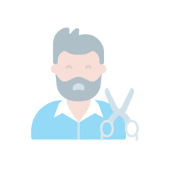 Barber vector icon