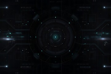 background , sci fi baground,black high-tech baground , digital baground 