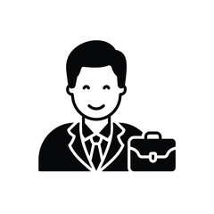 Businessman vector icon