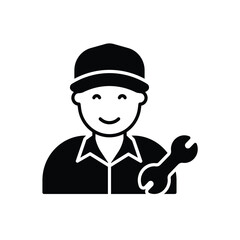 Mechanic vector icon