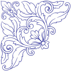 Vintage Ornament. Border ornament. Suitable for wedding invitation cards