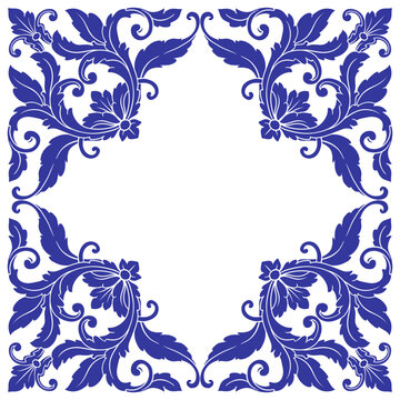 Vintage Ornament. Border ornament. Suitable for wedding invitation cards