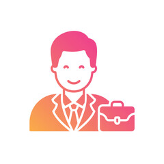 Businessman vector icon