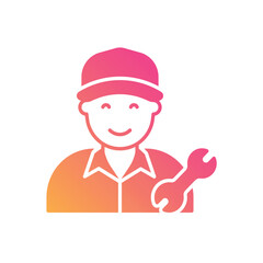 Mechanic vector icon