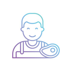 Butcher vector icon