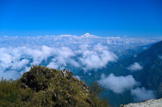 himalayan beautiful landscape , zuluk, east sikkim 