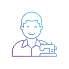 Tailor vector icon