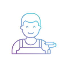 Painter vector icon