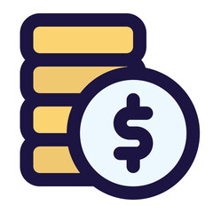 Fototapeta premium money icon for illustration 