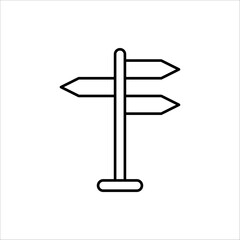 direction sign icon. Navigation. location. For graphic and web design collection logo vector illustration.