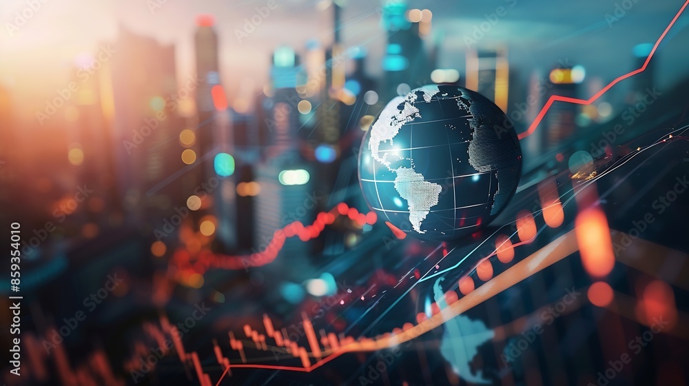 Poster business and economic growth on global business network data analysis of financial and banking custo