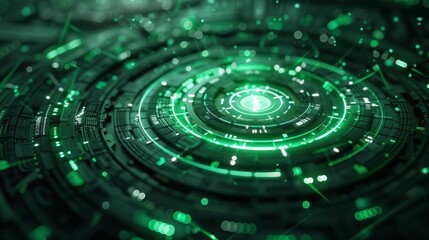 Abstract Futuristic Technology Background