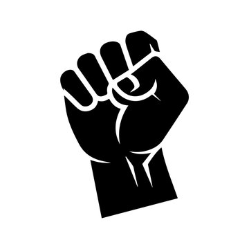raised fist hand