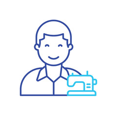 Tailor vector icon