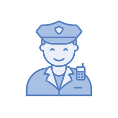 Police Men vector icon