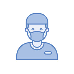 Surgeon vector icon