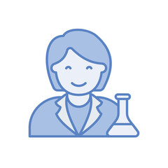 Scientist vector icon