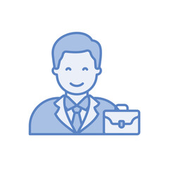 Businessman vector icon