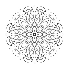 Mandala Coloring Pages for Adults Design