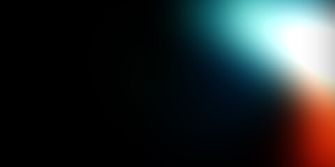 Glowing Blur Leak Light Stock Image In Black Background