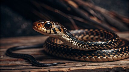 Fototapeta premium close up of a snake