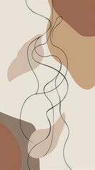 Silhouette of a woman head