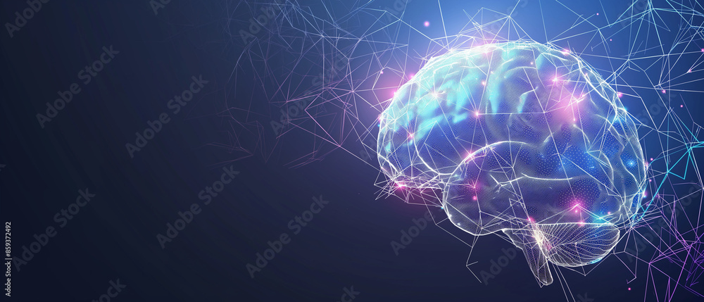 Poster digital brain, predictive analytics, data analysis