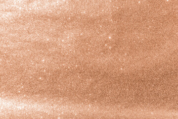 Copper gold glitter background sparkling shiny wrapping paper texture for Christmas holiday...