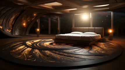 sealed fractal fusion bedroom floor