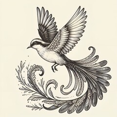Obraz premium eagle tattoo design