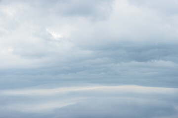 In mid-June, storm clouds build over Pike Lake near Hartford, Wisconsin