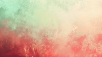 Fototapeta premium Gradient light green to light salmon backdrop