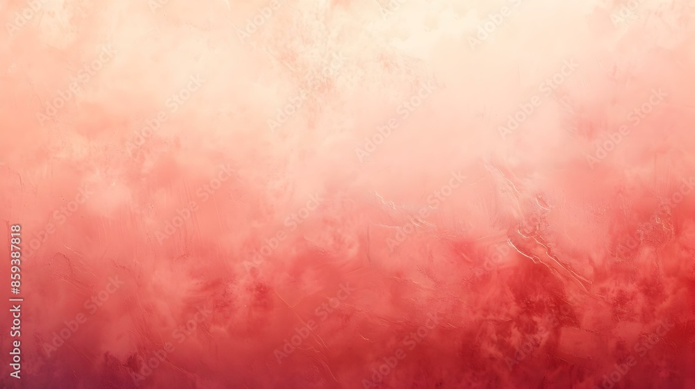 Wall mural Gradient light pink to light salmon background