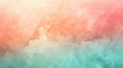 Gradient pale turquoise to peach puff background