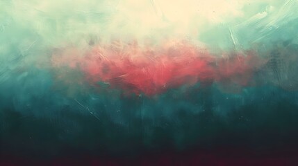 Obraz premium Gradient dark salmon to dark sea banner