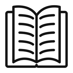 Knowledge Book Icon Perfect for Libraries and Educational Content