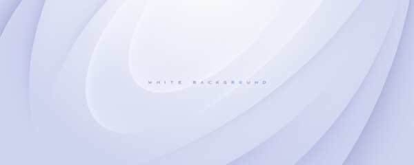 Clean and minimalist white background swirls light gradients design vector