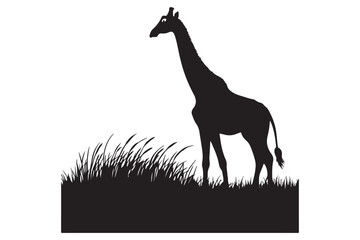 Animal silhouette vector image illustration