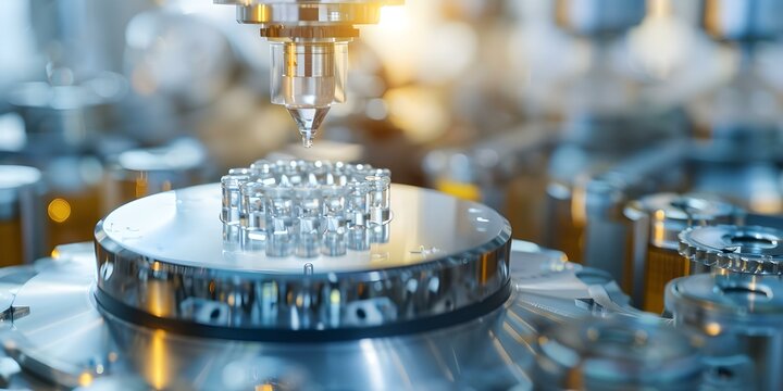 Images of condensed matter physicist developing novel materials for electronic applications. Concept Condensed Matter Physics, Material Development, Electronic Applications, Research in Physics